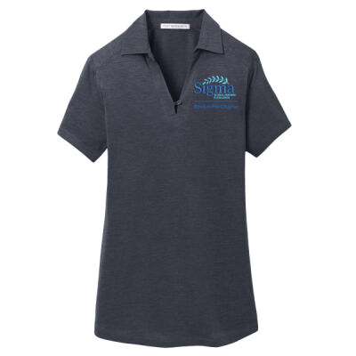 Port Authority Ladies Digi Heather Performance Polo Thumbnail